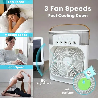 Portable Cooling | 2-in-1 Purifier & Fan
