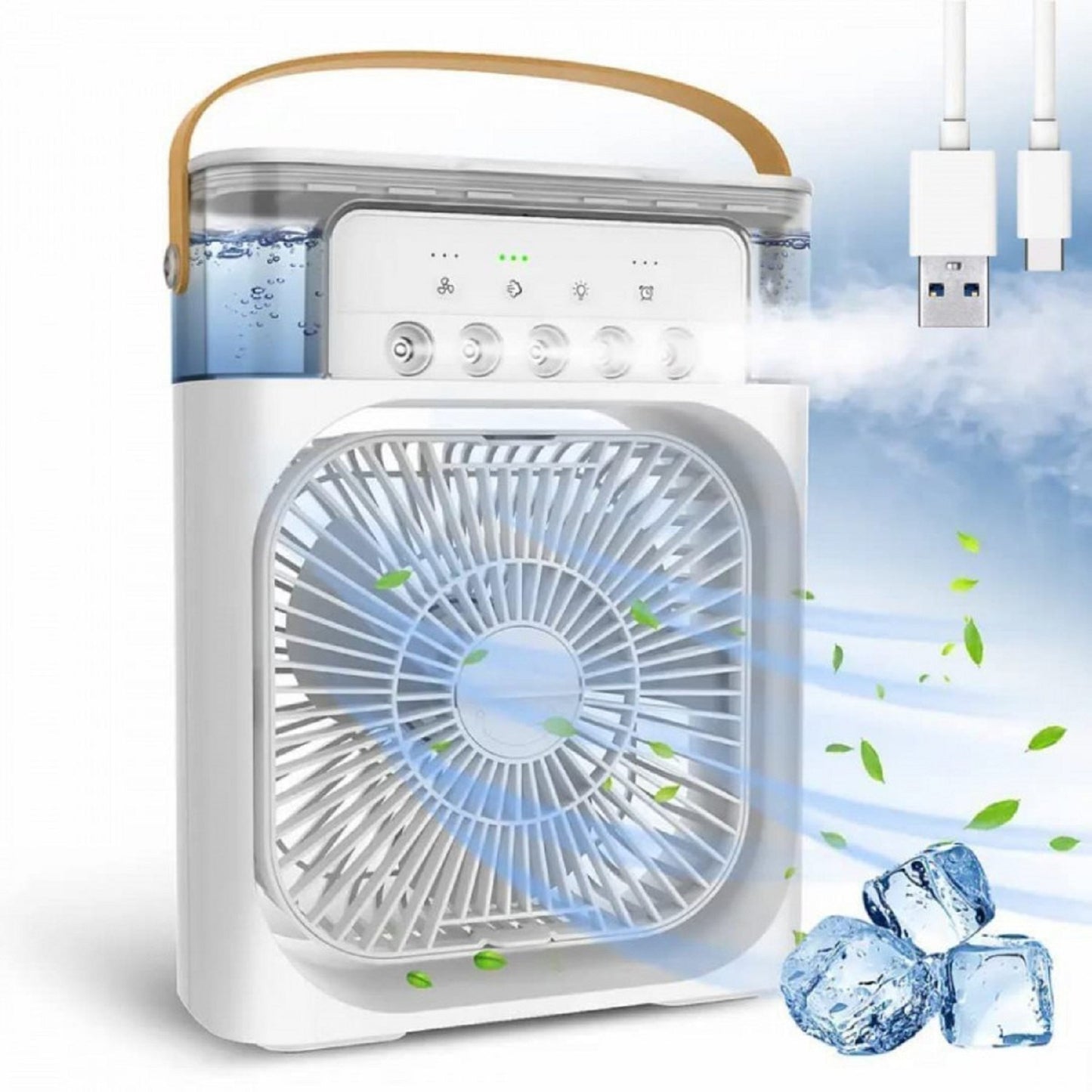 Portable Cooling | 2-in-1 Purifier & Fan